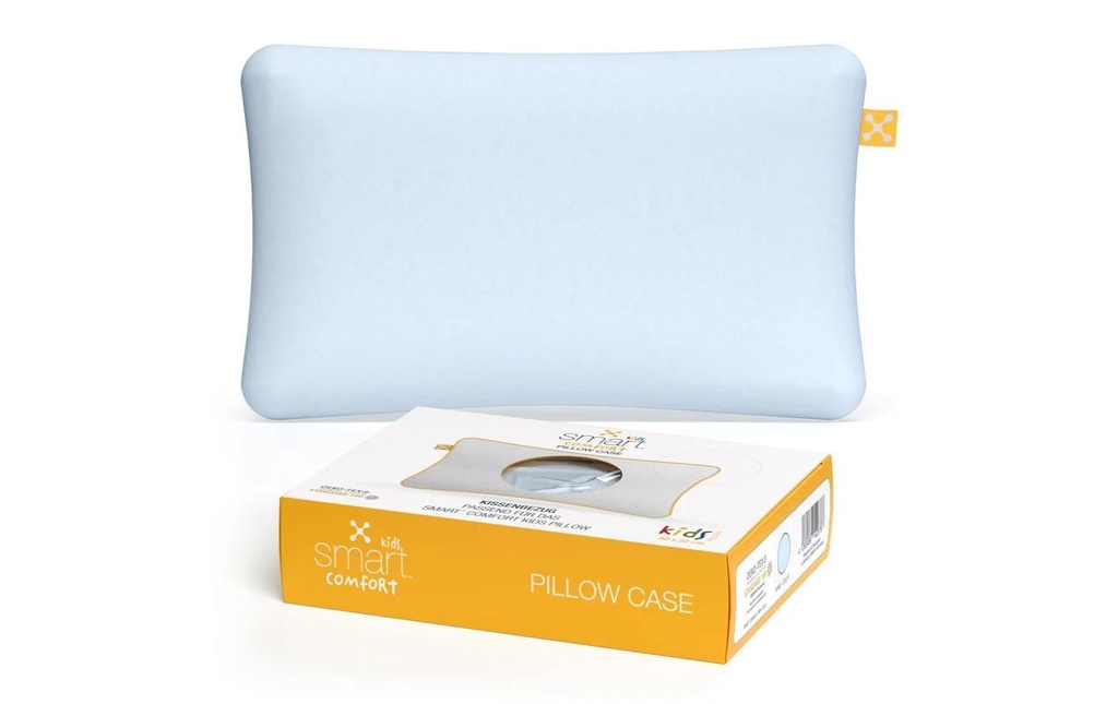 Smartsleep Taie d’oreiller Smart Kids Comfort 50 x 32 cm, Bleu