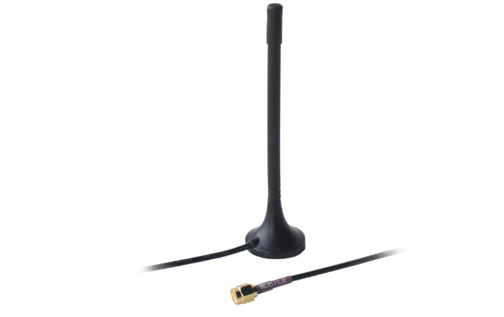 Teltonika Antenne LTE SMA, 2dBi, 3m SMA 2 dBi Rayonnement omni directionnel
