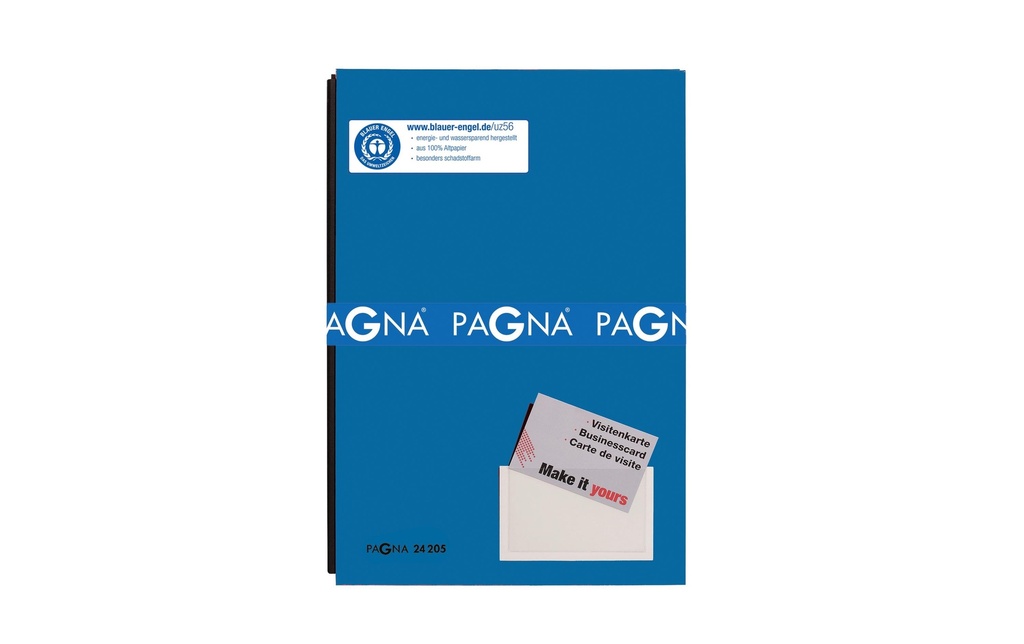 Pagna Dossier de signature Color avec 20 compartiments, bleu