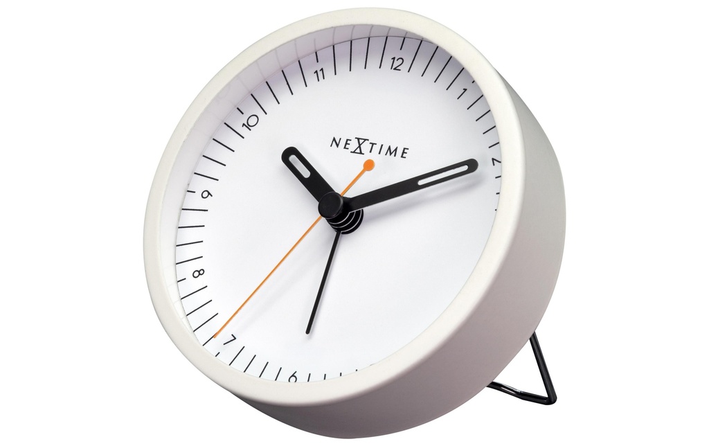 NeXtime Réveil classique Small Blanc