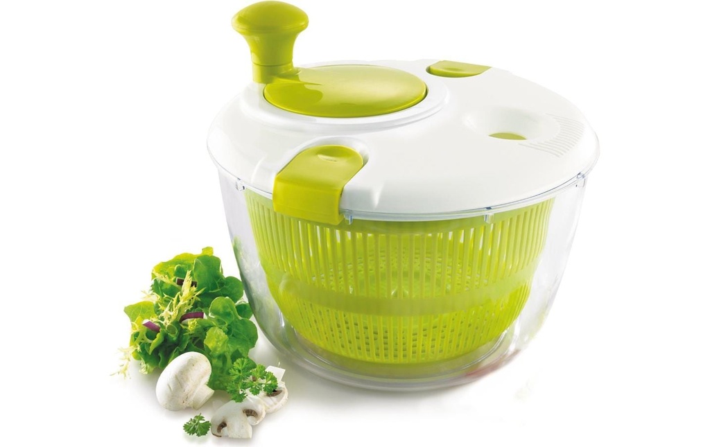 Ibili Essoreuse à salade 24 cm 24 cm, Blanc