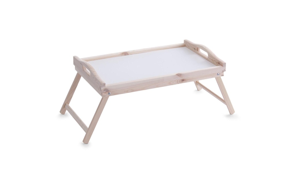 Zeller Present Plateau de service Plateau de lit  Blanc