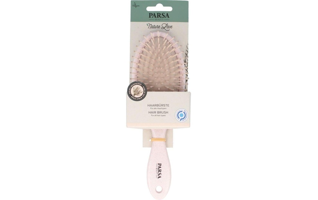 Parsa Beauty Nature Love Brosse à cheveux grande, ovale Beige