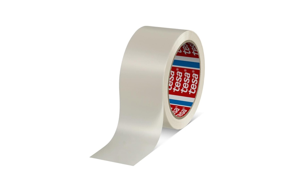 tesa Ruban d'emballage PVC tesapack 4120 50 mm x 66 m, Transparent