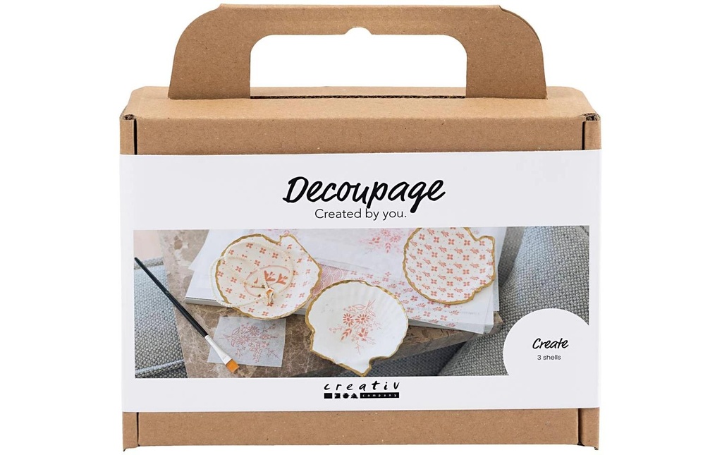 Creativ Company Kits de bricolage Decopatch Coquillages