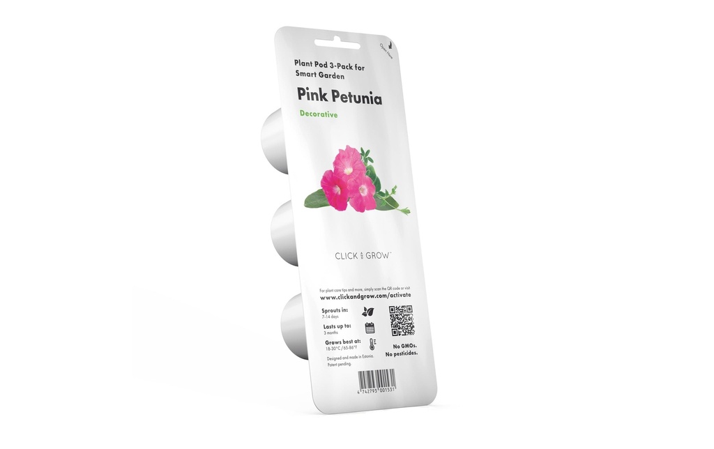 Click and Grow Semence Pétunia rose Paquet de 3