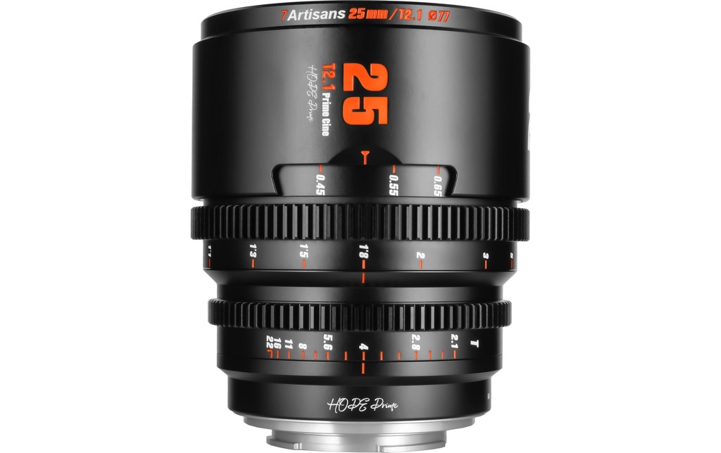 7Artisans Longueur focale fixe 25mm T/2.1 – MFT