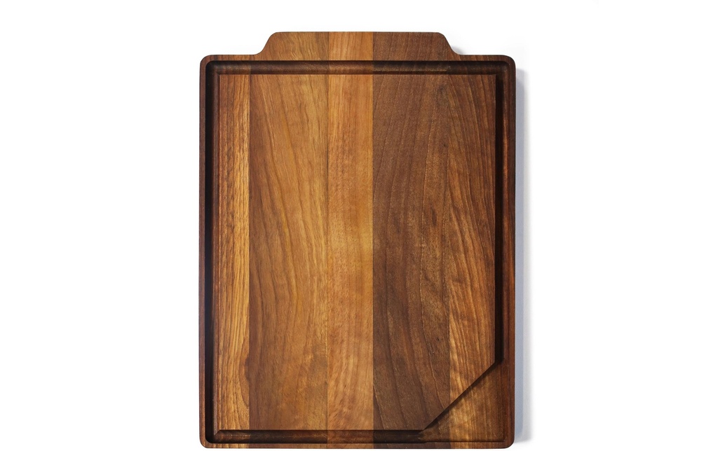 Kisag Planche à découper Artisan L, noyer noir
