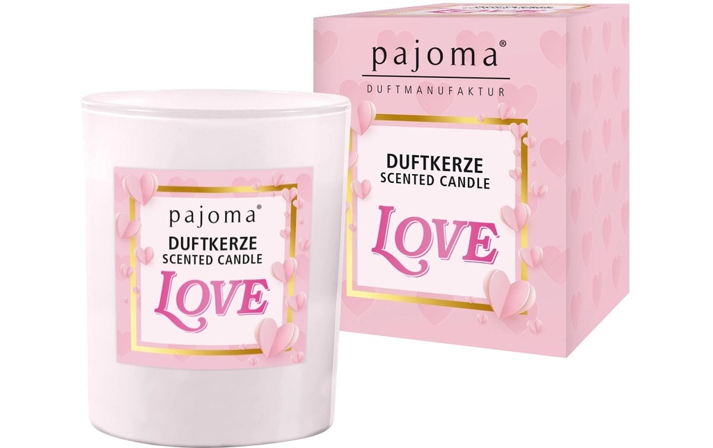 Pajoma Bougie parfumée «LOVE» 140 g, parfum: Vanilla Amber