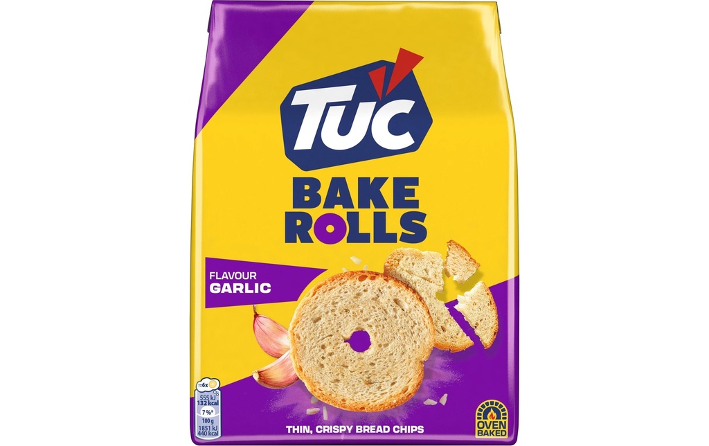 LU Collation TUC Bake Rolls à l'ail 150 g