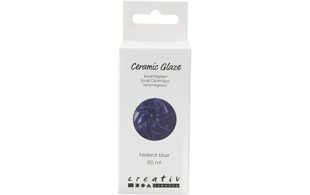 Creativ Company Émail céramique 984 - 1101 °C, 60 ml, Bleu foncé