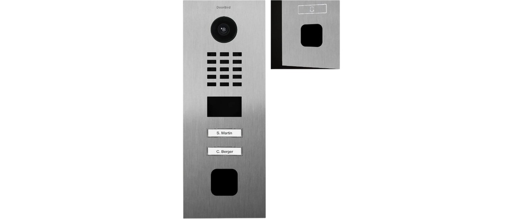 Doorbird Interphone-portier vidéo ekey sLine IP D2102FV