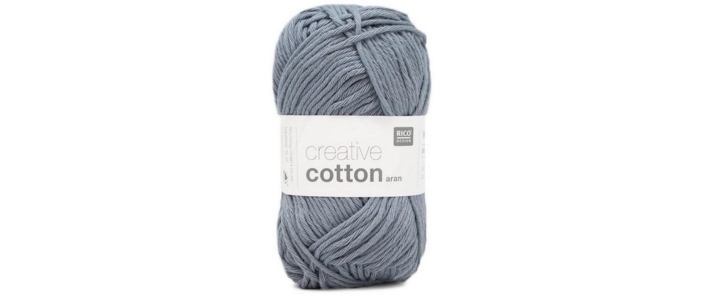 Rico Design Laine Creative Cotton Aran 50 g, jeans
