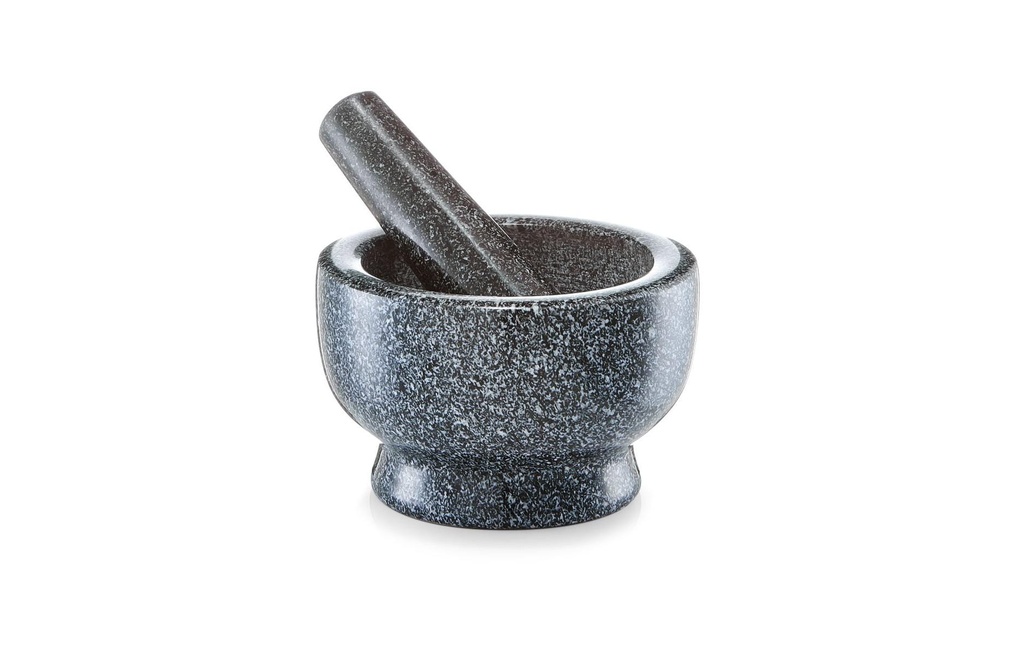 Zeller Present Mortier et pilon Mortier avec pilon 13 cm, Granit