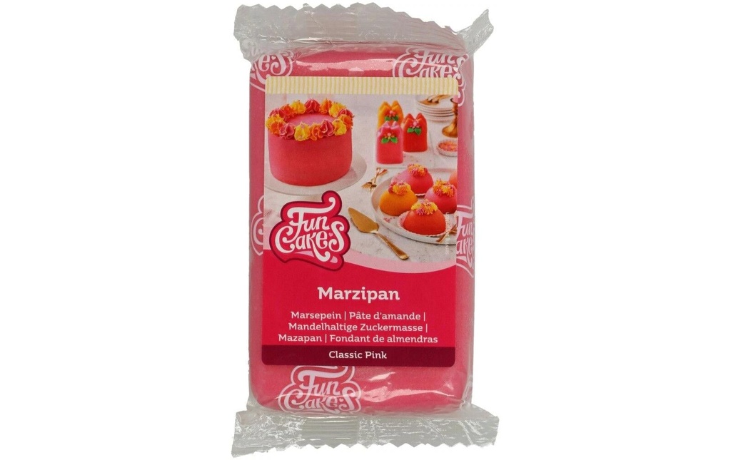 Funcakes Pâte d'amande – rose 250 g