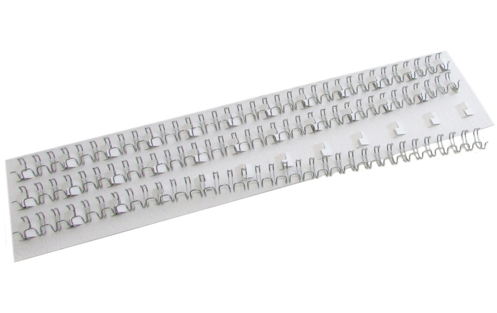 Peach Peigne de reliure PW095-01 10 mm Fil métallique Argent