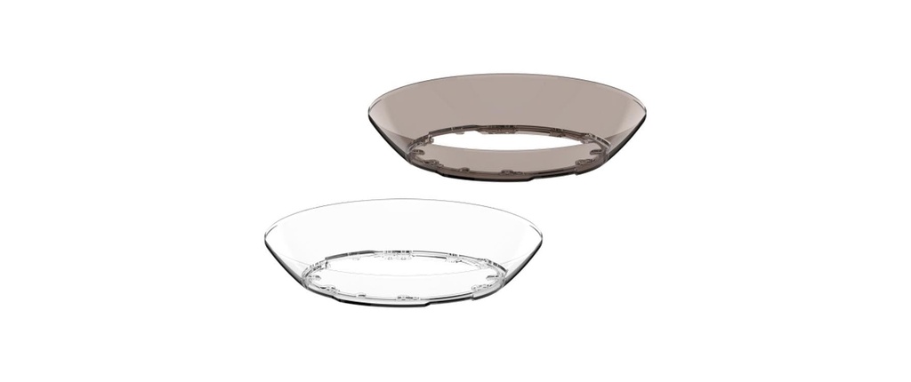 Axis Coupole de rechange TQ6821-E Revêtement dur Verre transparent, 1 Pièce/s