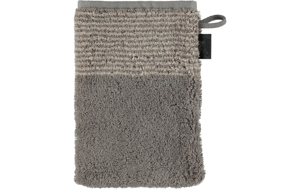 Cawö Gant de toilette Two Tone 16 x 22 cm, Graphite
