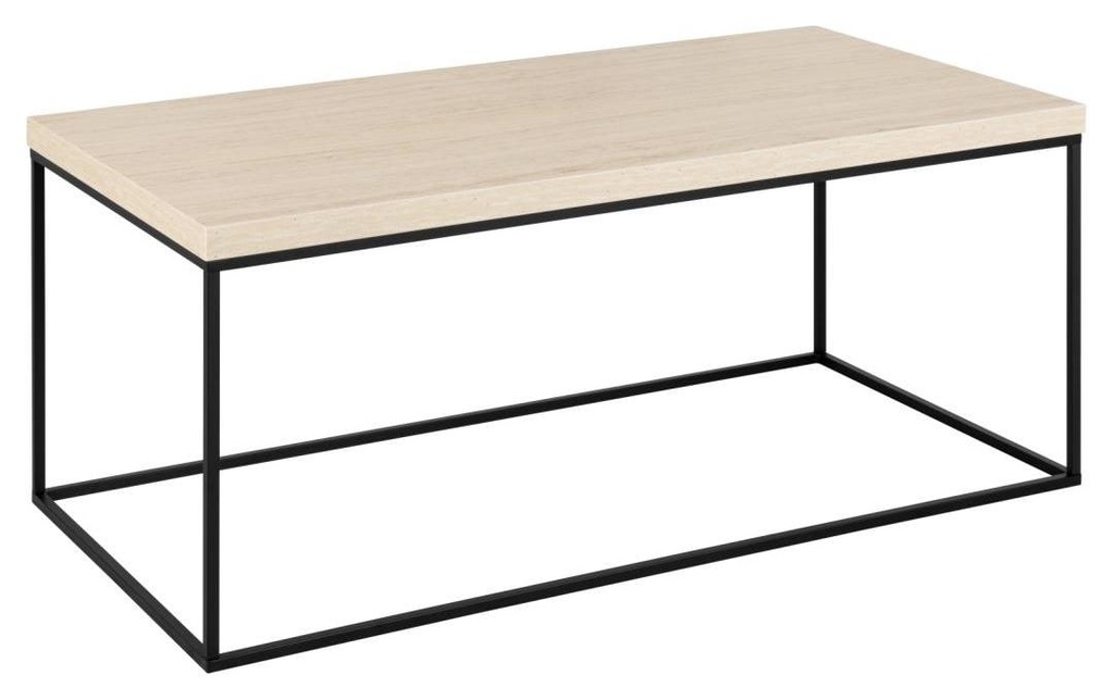AC Design Table basse Barossa 110 x 55 x 45 cm, beige