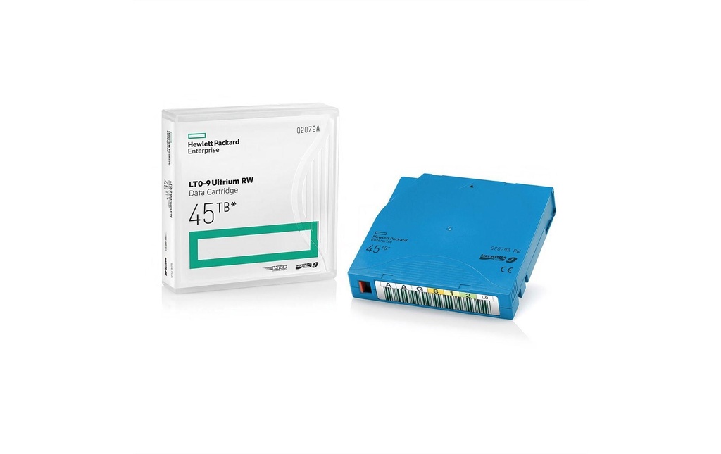 HPE Support de stockage LTO-9 Q2079AN 18 TB 20 Pièce/s