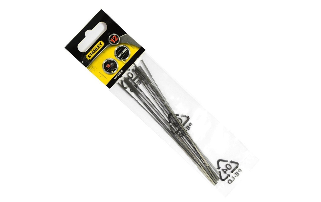 Stanley Lame de scie 18TPi 12 pièces, 120 mm