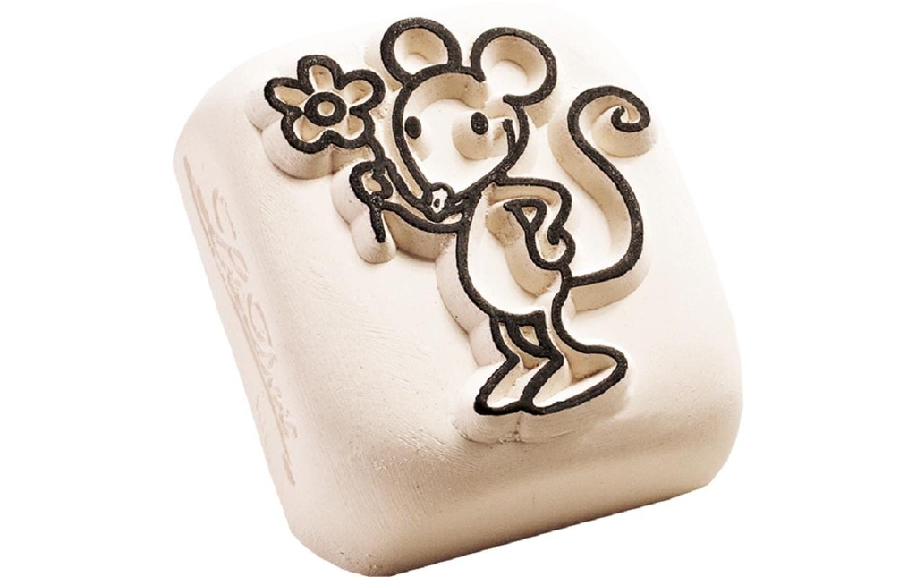 LaDot Tampon de tatouage Souris Large