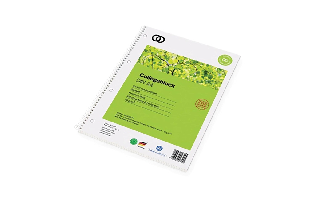 Soennecken Carnet de notes A4, quadrillé, 80 feuilles