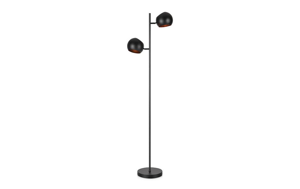 Markslöjd Lampe sur pied Edgar, 2 x E14, max. 40W, noir