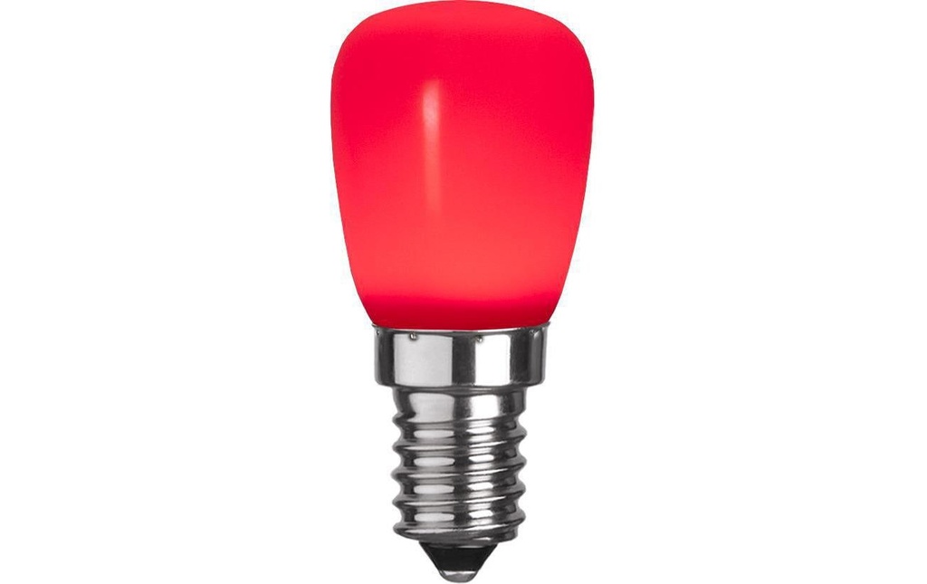 Star Trading Lampe 0.9 W E14 ST26, Rouge