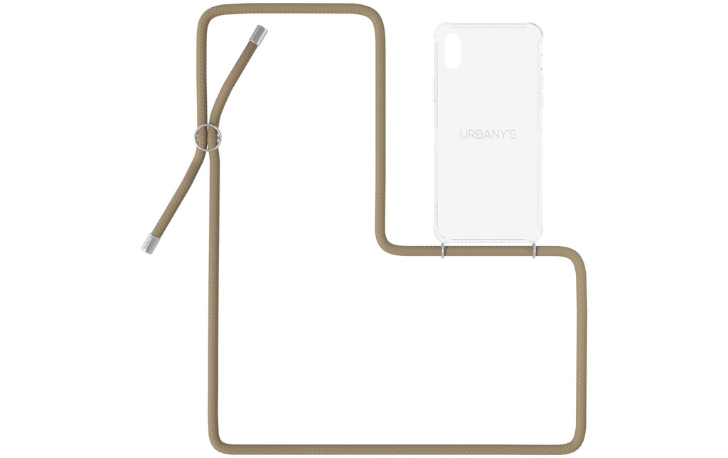 Urbany's Necklace Case iPhone Xs Max Beach Beauty Transparent