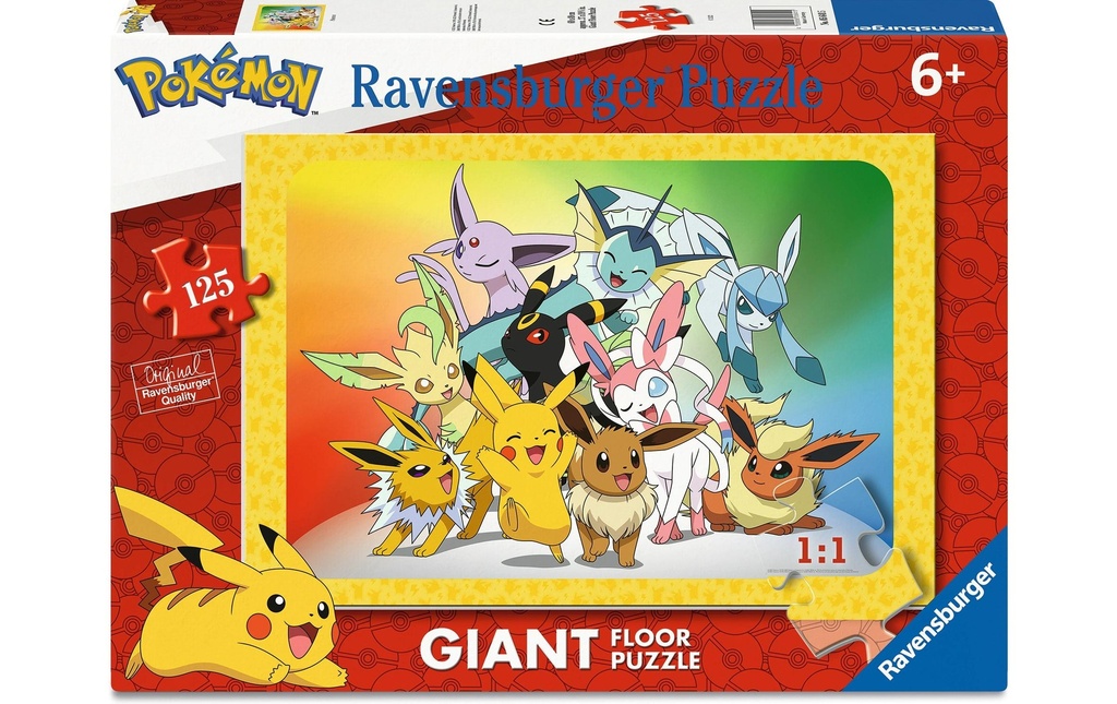 Ravensburger Puzzle pour enfants Pokemon 125 pièces géantes