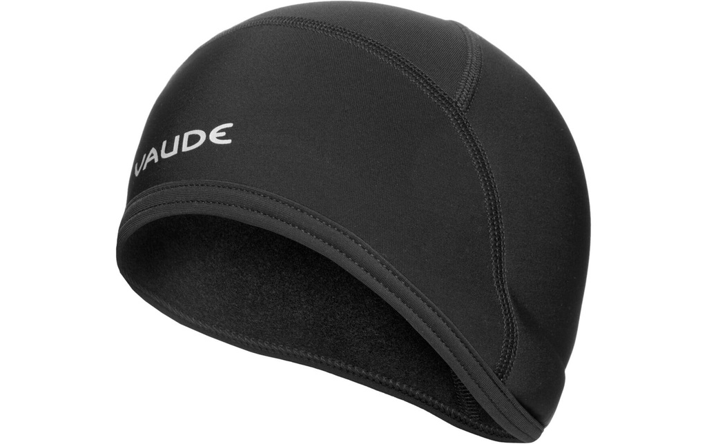 VAUDE Bonnet Bike Cap Warm Noir/blanc, S