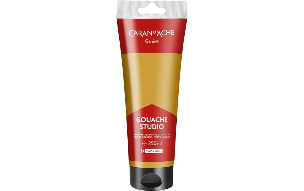 Caran d'Ache Peinture à l’eau Gouache Studio 250 ml, Ocre