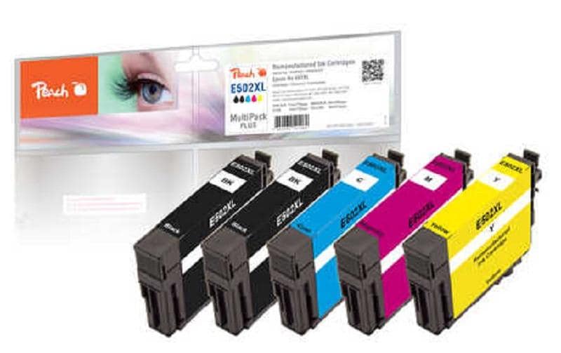 Peach Encre Epson 502XL 2x BK, 1x C, M, Y