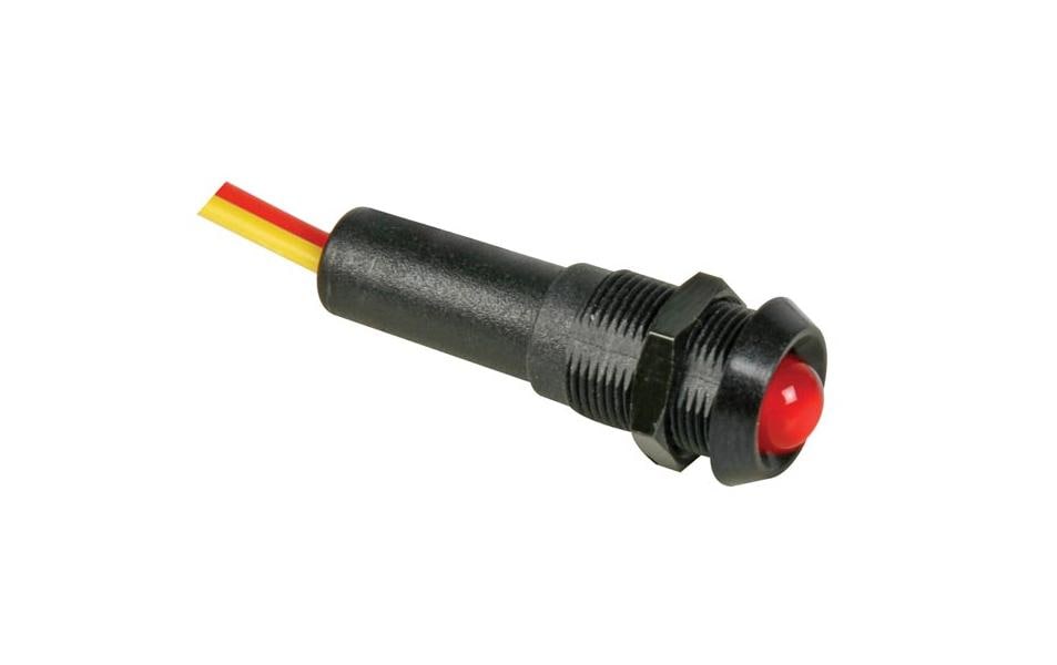 Velleman Lampe de signalisation à LED 10 mm 12 V DC, rouge