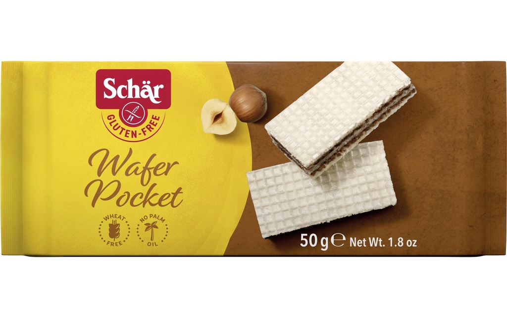 Dr.Schär Wafer pocket Noisette sans gluten 50 g