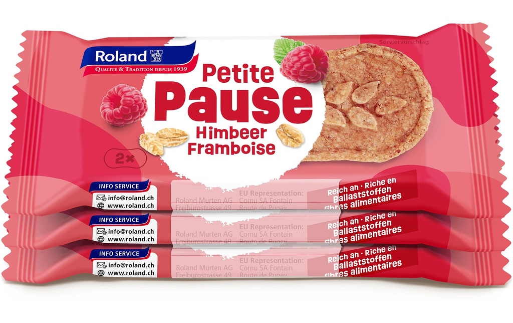Roland Snacks Petite Pause Framboise 3 x 35 g