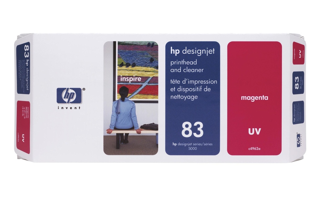 HP Tête d’impression Nr. 83 (C4962A) Magenta