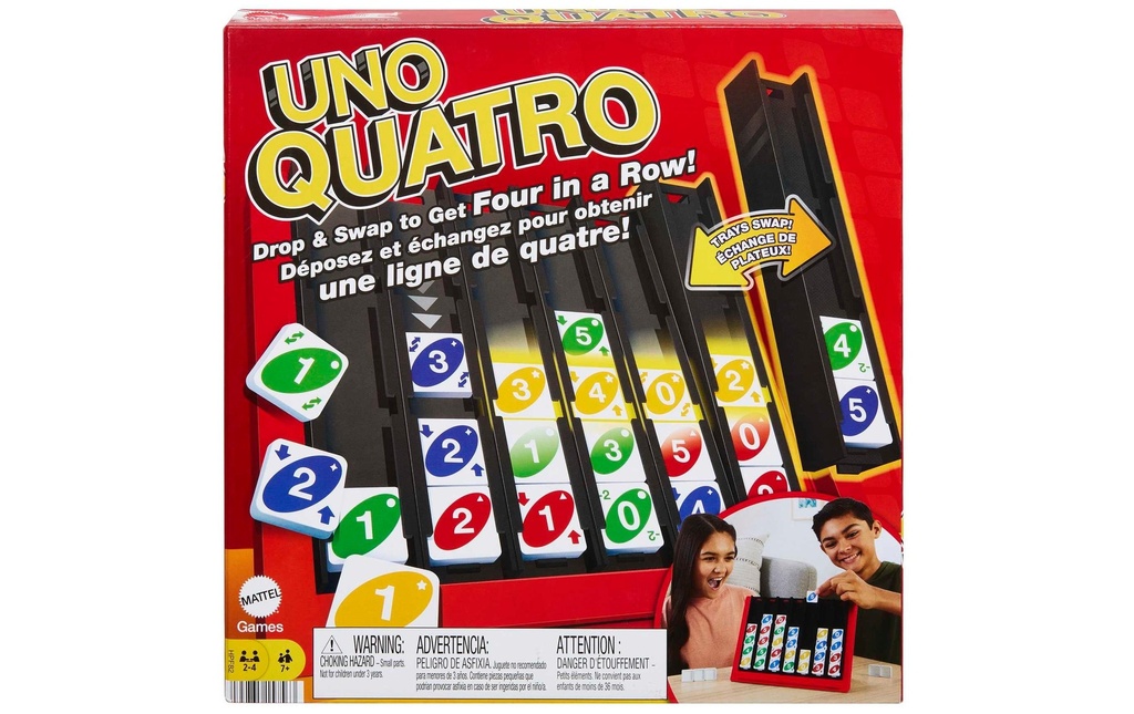 Mattel Spiele Jeux pour la famille UNO Quatro