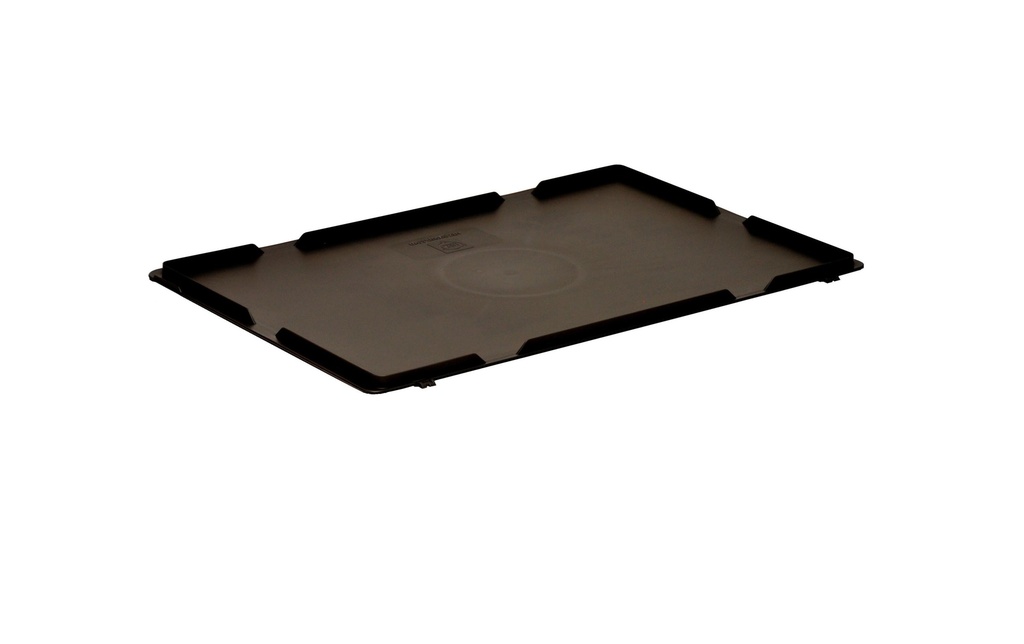 Utz Couvercle à charnière RAKO ESD pour bac d'empilage 600 x 400 mm