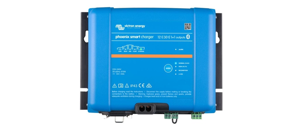 Victron Chargeur de batterie Smart IP43 12 V 30 A 1+1 120-240 V AC