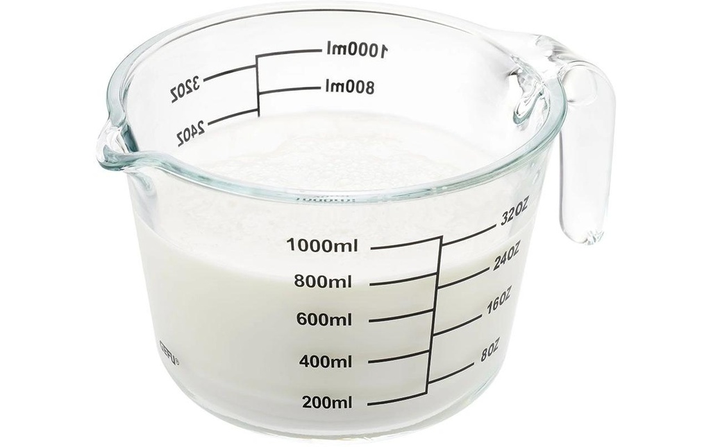 GEFU Verre mesureur Dimenso 10 dl, Transparent