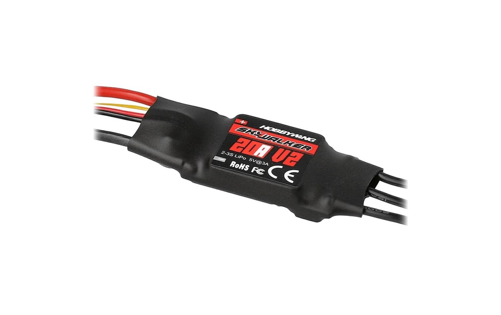 Hobbywing Régulateur Brushless Skywalker V2 20A 2-3S
