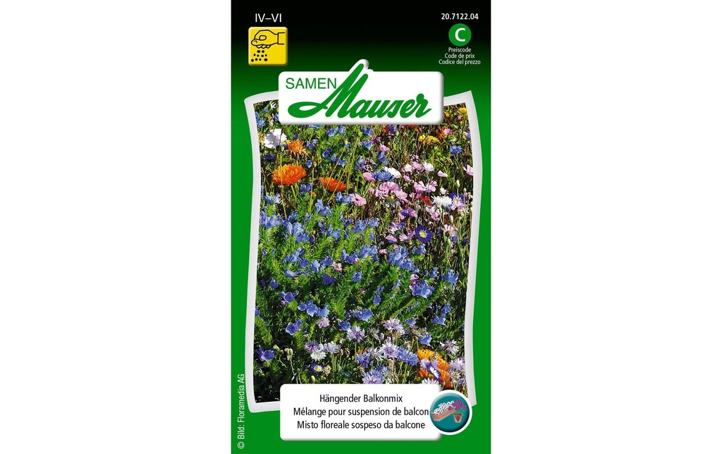 Samen Mauser Semence Mélange pour balcon suspendu