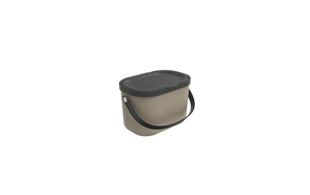 Rotho Seau à compost Albula 3.2 l, Cappuccino