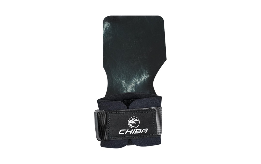 Chiba Fitness Powergrips, noir One Size