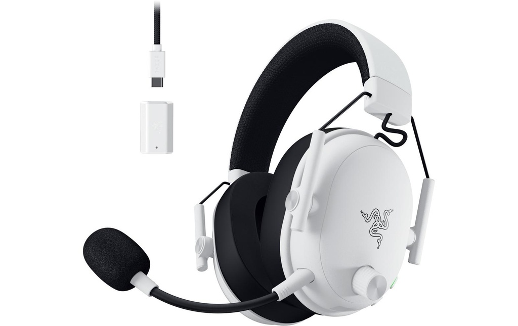 Razer Casque gaming BlackShark V3 PC Blanc