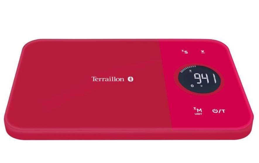 Terraillon Balance de cuisine NutriTab Rouge