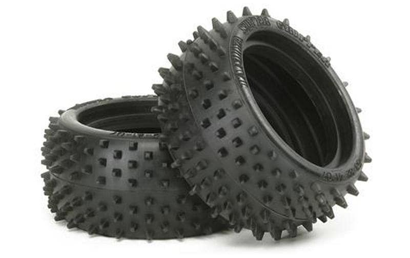Tamiya Pneu Square Spike arrière, buggy, 2 pièces