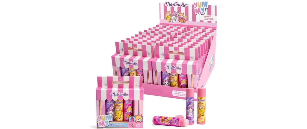 Martinelia Beauté Trio de baumes à lèvres Yummy assorti